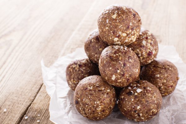 Double Chocolate and Cranberry Energy Balls