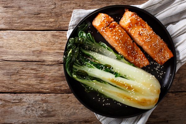 Miso Glazed Salmon with Pickled Beetroot